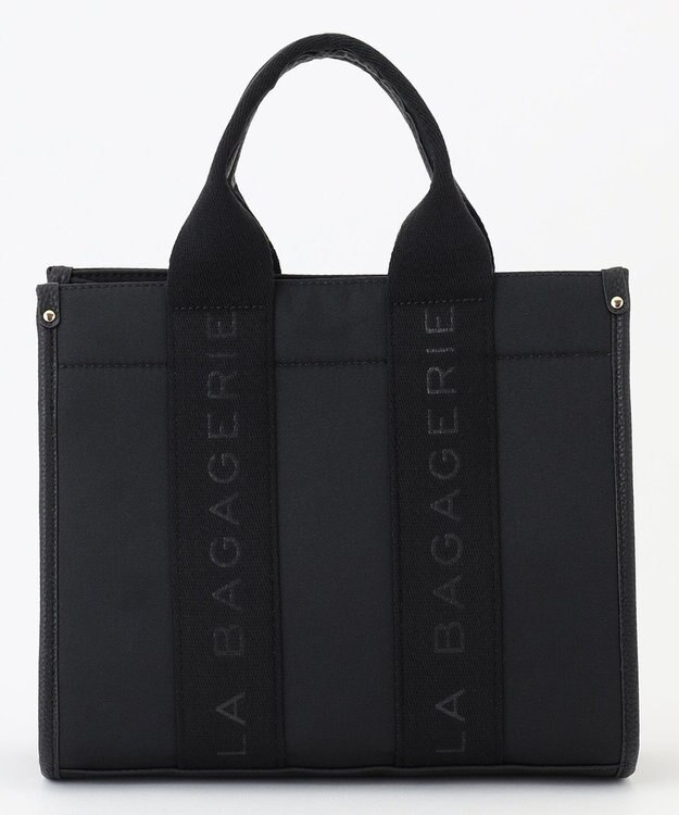 LA BAGAGERIE ロゴテープ2WAYトートバッグ　Sサイズ ブラック