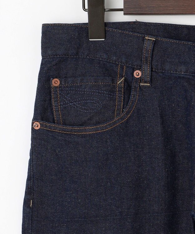 JOSEPH ABBOUD 夏デニム【キングサイズ・JAPANファブリック/ストレッチ/軽量】ライトオンスストレッチデニムパンツ ネイビー系