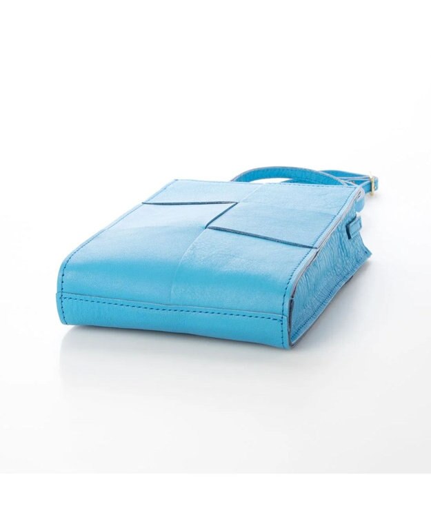 UNBILLION ペルケ perche / イントレチャート姫路レザーショルダー ブルー