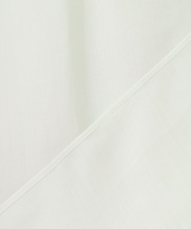 BEIGE， PAULINE / レザーコンビブラウス Mint x Camel