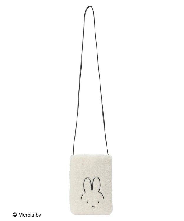 Green Parks ｍｉｆｆｙ／ボアスマホショルダー Off White
