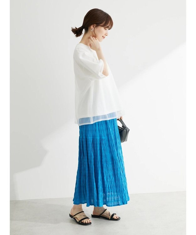 Green Parks ＳＥＴ２点　チュール＋ロゴＴｅｅ Off White