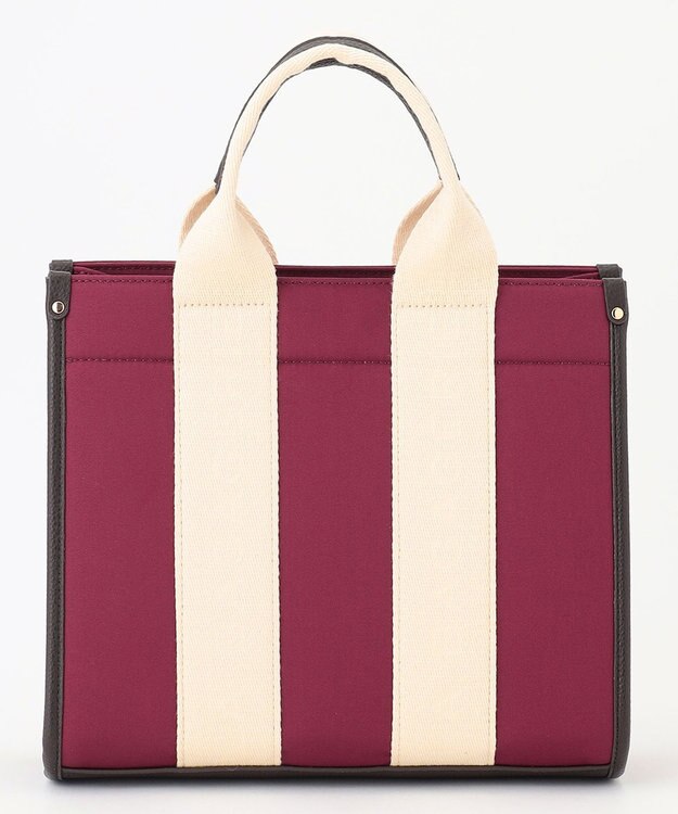 LA BAGAGERIE ロゴテープ2WAYトートバッグ　Sサイズ ワイン