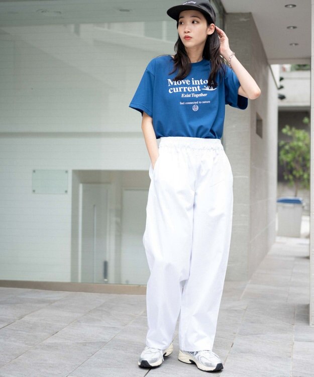 WEGO 【ユニセックス着用ITEM/ウエストゴム/手洗い可】シェフパンツ ホワイト