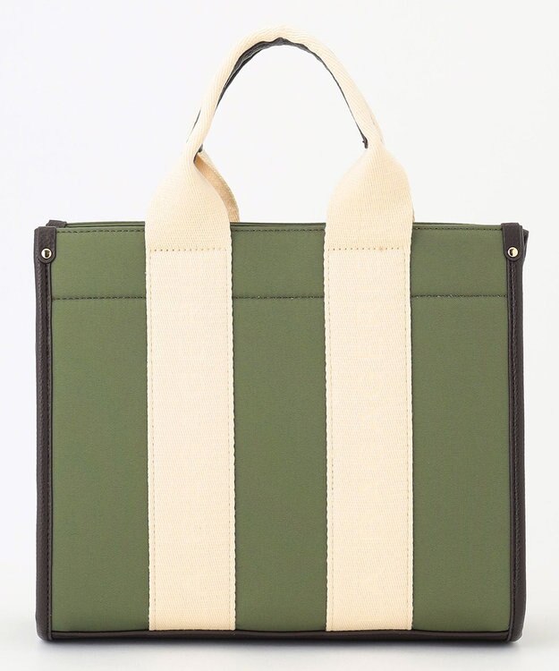 LA BAGAGERIE ロゴテープ2WAYトートバッグ　Sサイズ カーキ