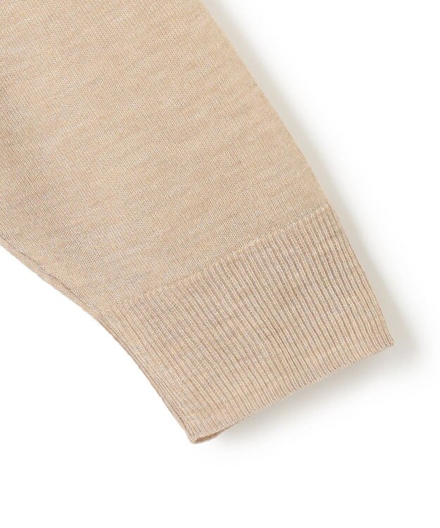 UNFILO ラメシアー カーディガン ベージュ