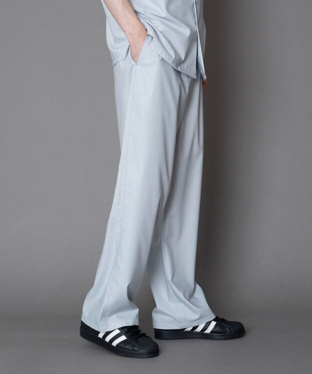 WEGO 【セットアップ対応】TRイージーストレートスラックス ライトグレー