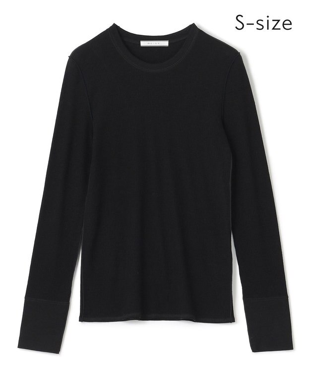 BEIGE， 【S-size】FORD / クルーネックトップス Black×Navy