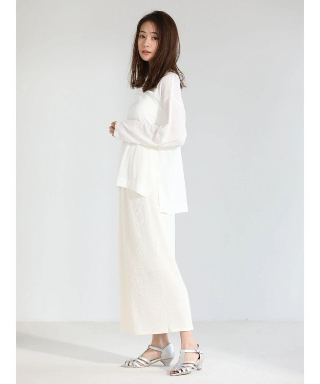 Green Parks シアーカットロンＴＥＥ Off White