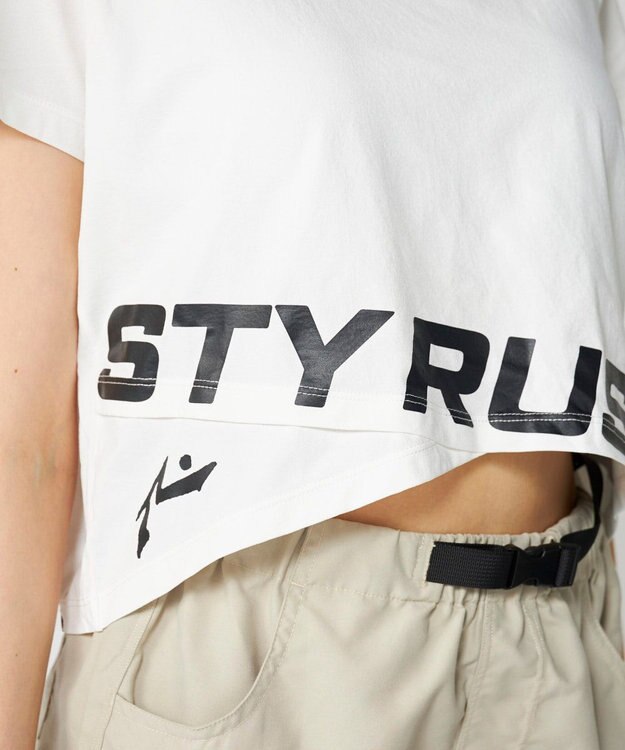 OP／FILA 【RUSTY】カップ付き半袖T付き3点セット水着 ホワイト
