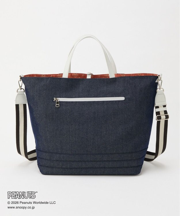 russet 《PEANUTS×russet》リバーシブルビッグトートバッグ(CE-1756) Indigo