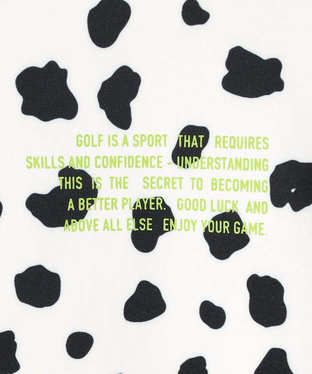 PW CIRCULUS 【WOMEN】スノーレオパード裏フリースモックネックT ホワイト系5