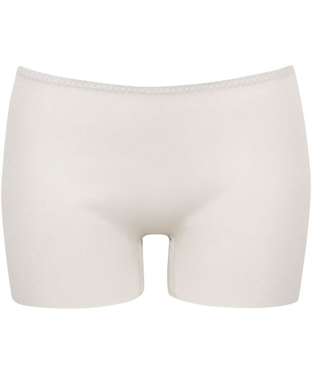 Wing インナーボトム【綿の贅沢オーガニック フラットタイプ】オーガニックコットン混　１分丈　ウイング／ワコール　ER1147 シェルベージュ