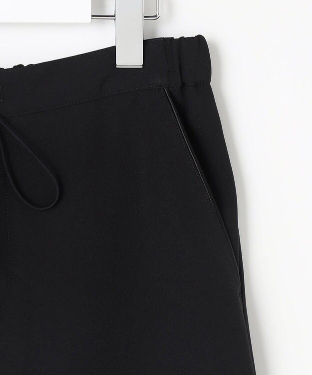 J.PRESS LADIES L 【セットアップ対応】Light ジョーゼット ワイド イージーパンツ ブラック系