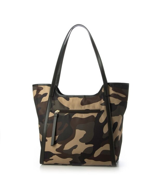 LA BAGAGERIE リサイクルレザー　フラップA4トート カモフラージュ