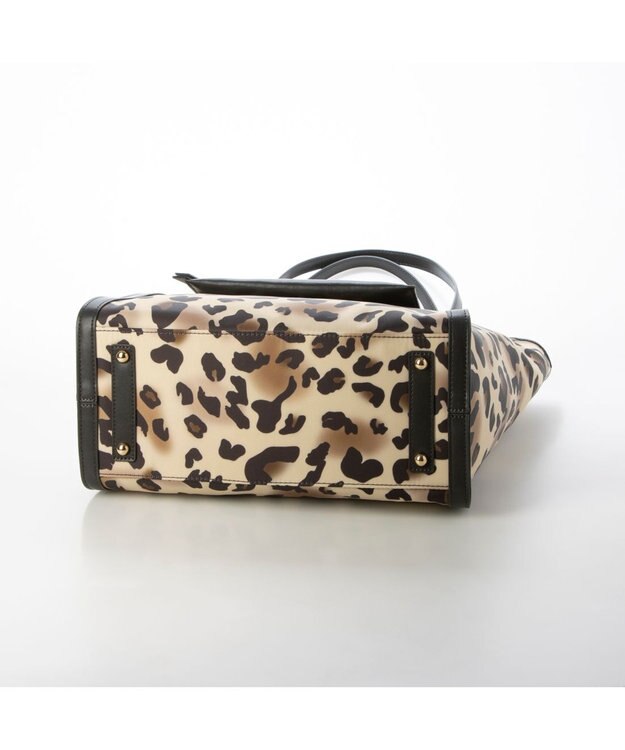 LA BAGAGERIE リサイクルレザー　フラップA4トート レオパード