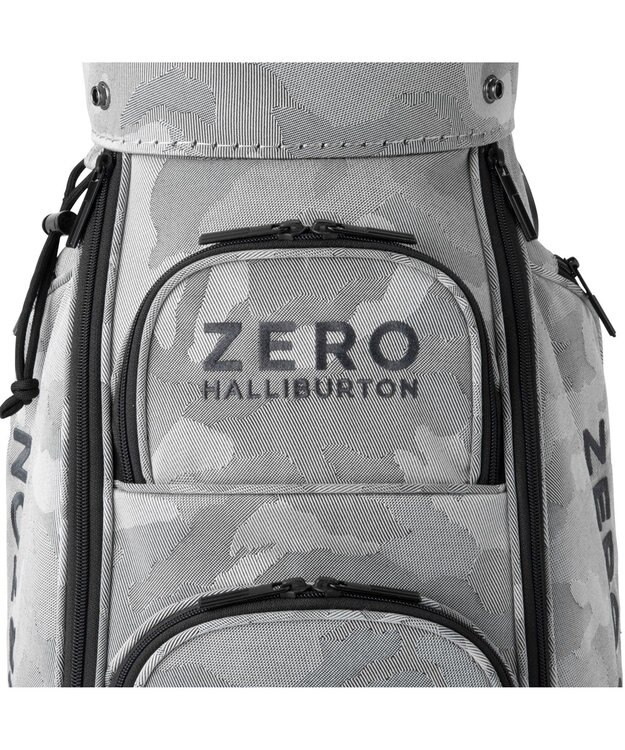 ZERO HALLIBURTON ジャガードカモ柄キャディバッグ JC Series ZHG-CB26 85231 グレーカモ
