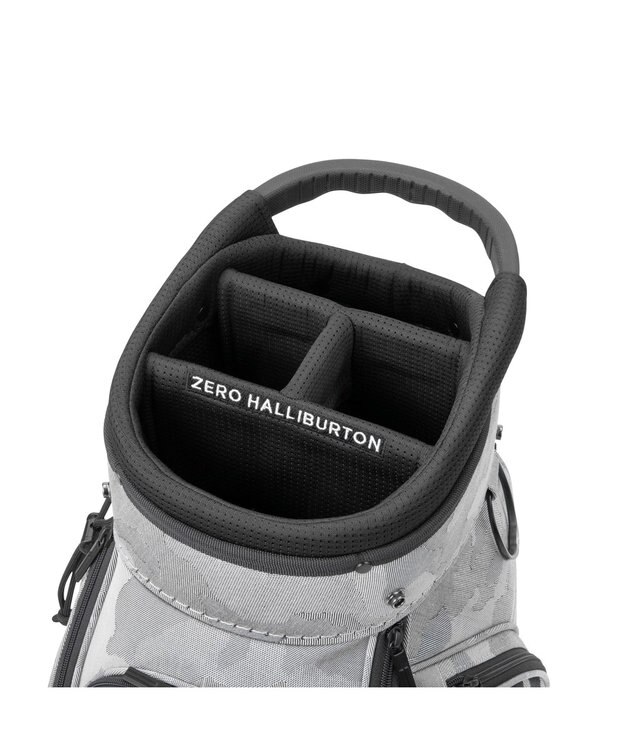 ZERO HALLIBURTON ジャガードカモ柄キャディバッグ JC Series ZHG-CB26 85231 グレーカモ