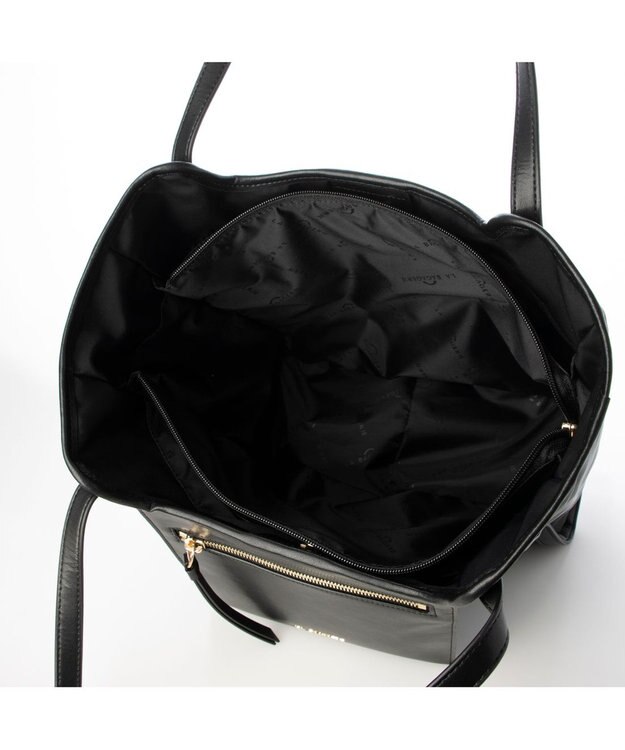 LA BAGAGERIE リサイクルレザー　フラップA4トート ブラック