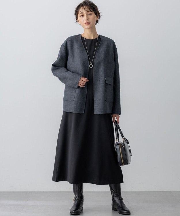 23区 TWリバーシブル アウター グレー系