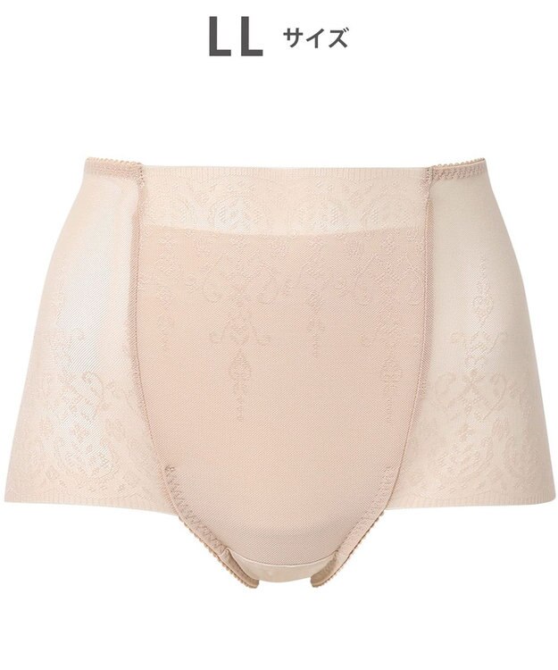 WACOAL ショーツ 補整ショーツ おなかとヒップをサポート ぴったりフィット ムレにくい(本体) はきこみ丈ふかめ レディース PPG110 /ワコール ベージュ