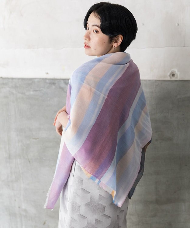 POLS 極細コットンストール Lサイズ パープル