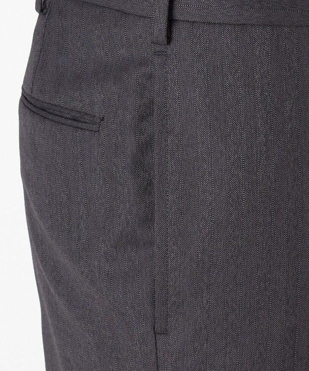 J.PRESS MEN 【ESSENTIAL CLOTHING】ヘリンボーンストライプ スーツ/総裏 グレー系1