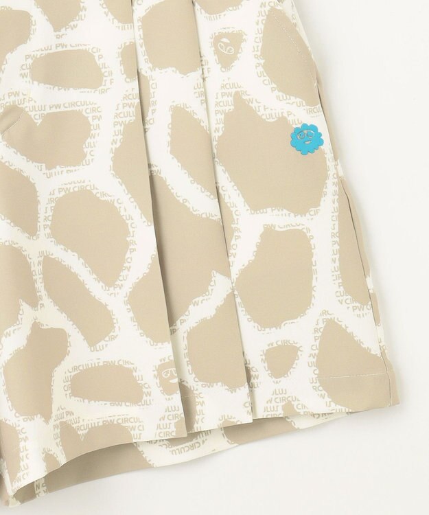 PW CIRCULUS 【WOMEN】ジラフ柄キュロット ゴルフウェア レディース ベージュ系5