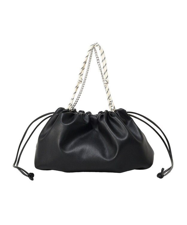 earth music&ecology マルチWAY巾着バッグ Black