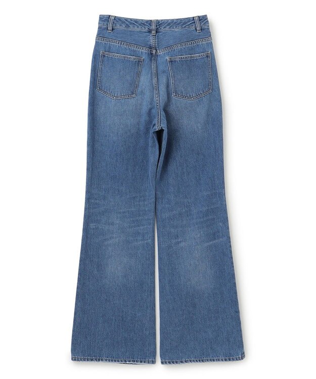 BEIGE， 【洗える・Oggi 11月号掲載】NAVIGLIO / フレアシルエットデニムパンツ L.Indigo