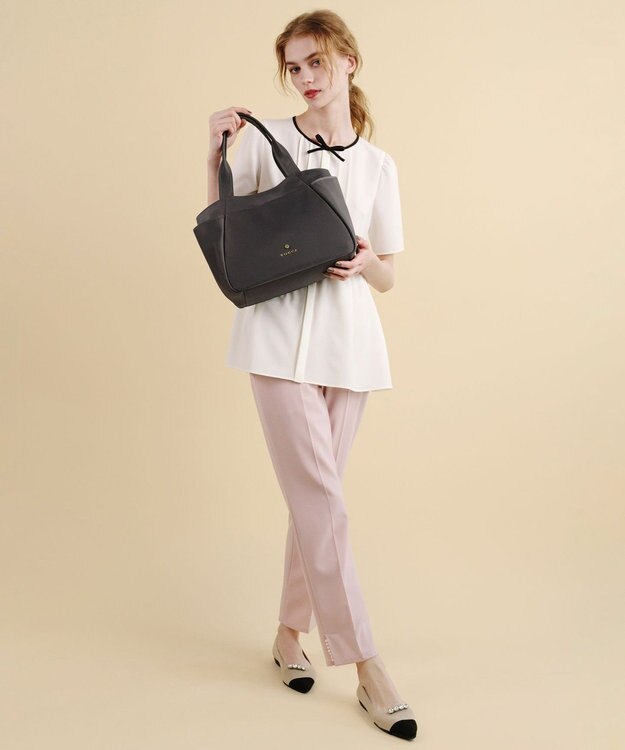 TOCCA 【撥水】T-JARDIN NYLON M トートバッグ M グレー系