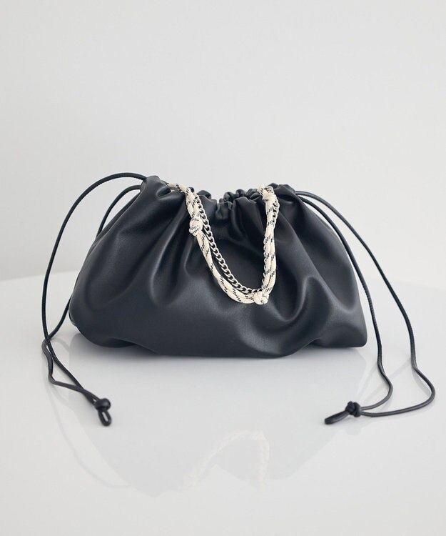 earth music&ecology マルチWAY巾着バッグ Black