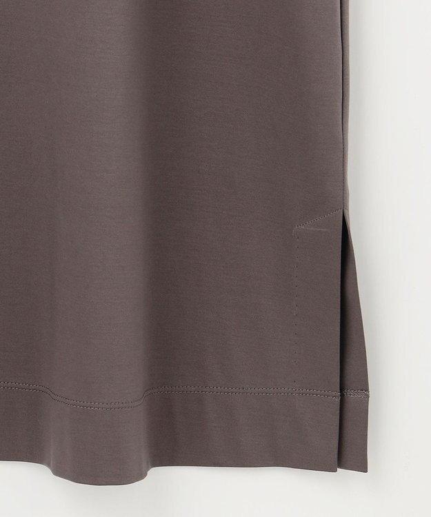 J.PRESS LADIES S 【WEB限定】コットンスムース ポロワンピース モカ系