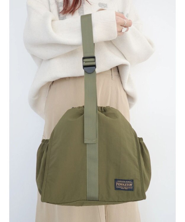 CRAFT STANDARD BOUTIQUE ＜PENDLETON × MARIE INABA＞ DRAW 2WAY BAG Olive