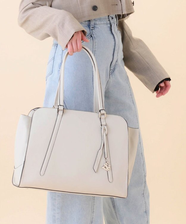 ACE BAGS & LUGGAGE W&.Day/Night マール ダブルハンドルトート A4サイズ 13.3インチPC収納 15302 ダブルアンドデイナイト アイボリー