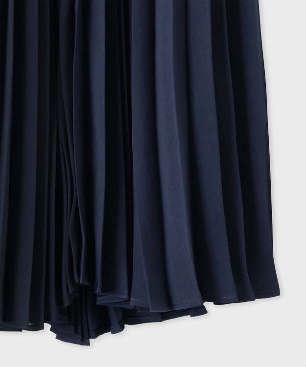 Paul Smith ブロッキング プリーツ スカート ネイビー