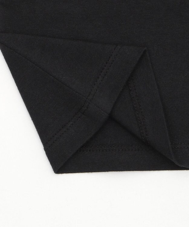 WEGO ラインストーンハートグラフィックちびT ブラック