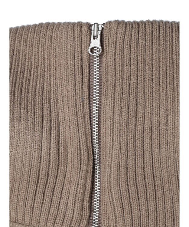 Green Parks ・ＥＬＥＮＣＡＲＥ　ＤＵＥ　スエードポンチハーフＺＩＰ Gray Beige