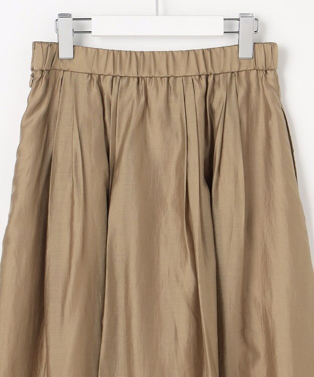 自由区 【カタログ掲載・セットアップ対応】エアリーローンプレーン スカート ベージュ