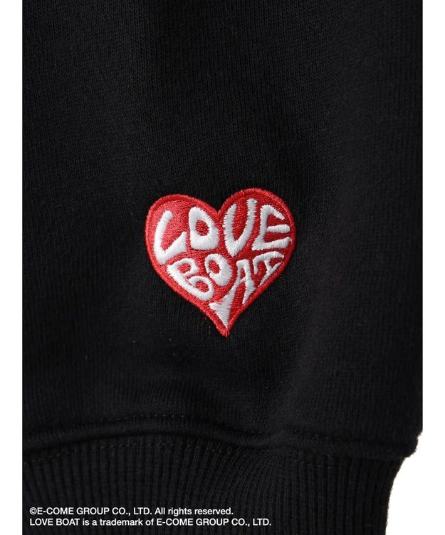 Green Parks ■別注　ＬＯＶＥ　ＢＯＡＴ　ショートＺＩＰパーカー Black