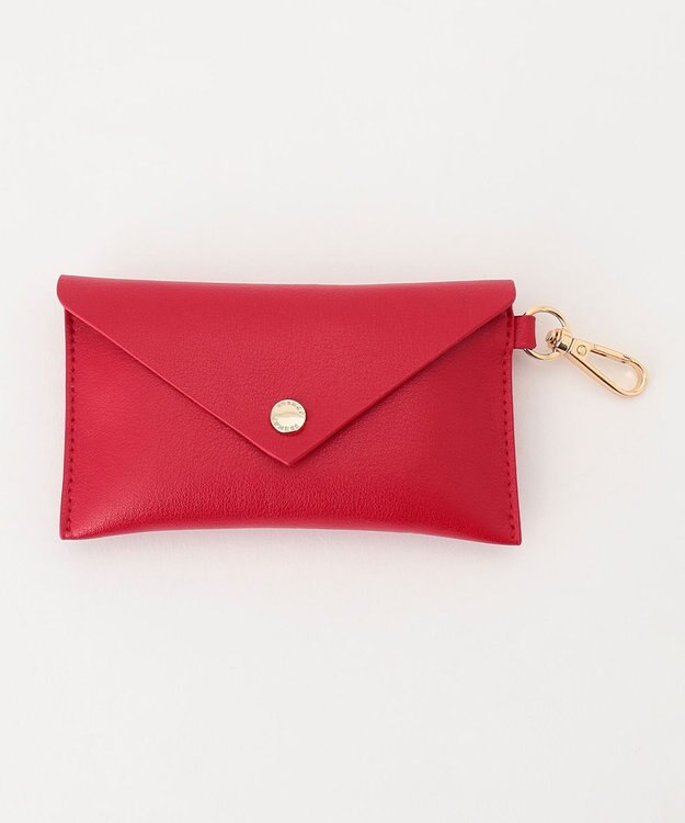 J.PRESS LADIES 【セットアイテム】 エコバッグ付き スマホ ポシェット レッド系