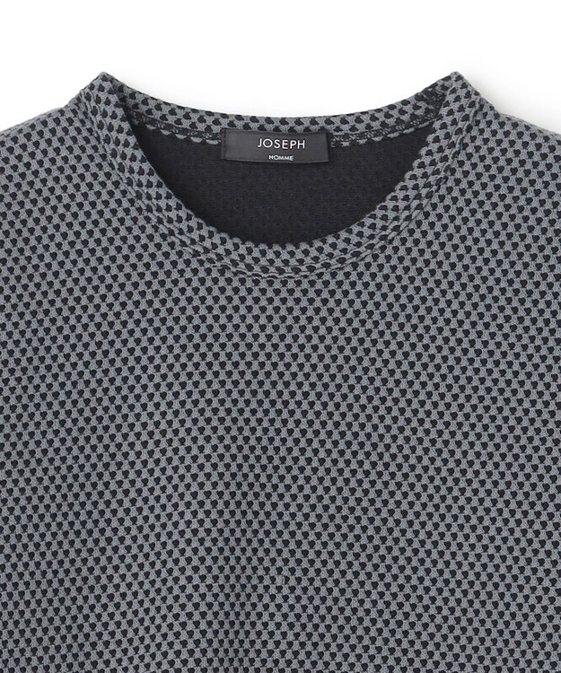 JOSEPH HOMME チャンディーガルジャージー　クルーネックカットソー ブラック系