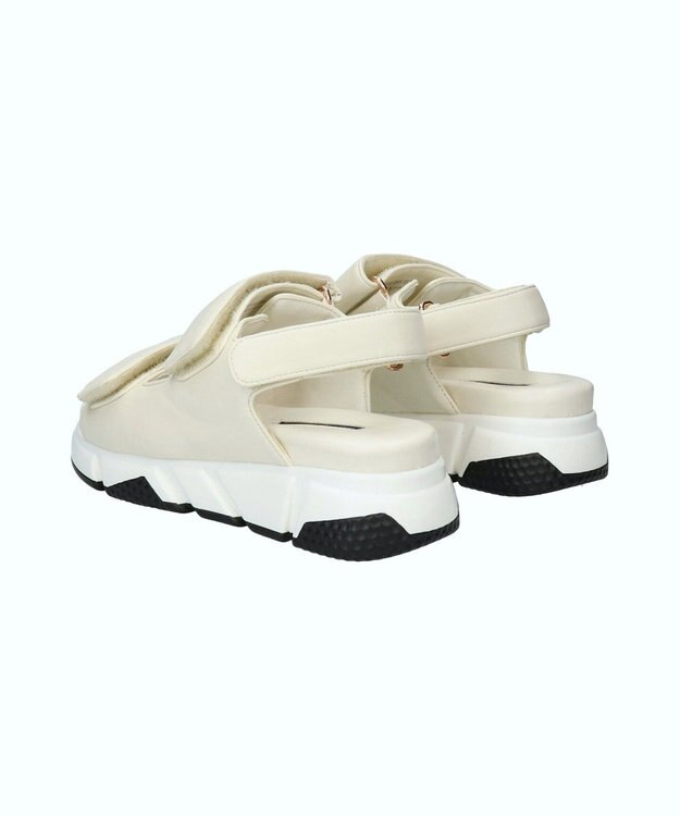 Bridget Birkin 【PARADIS COULEUR】パフィーベルトサンダル オフホワイト