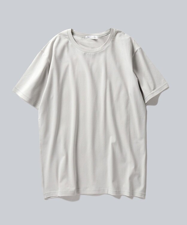 WHITE MAILS 【UNISEX】SPANDEX PAPER JERSEY CREW NECK Tシャツ クリーム