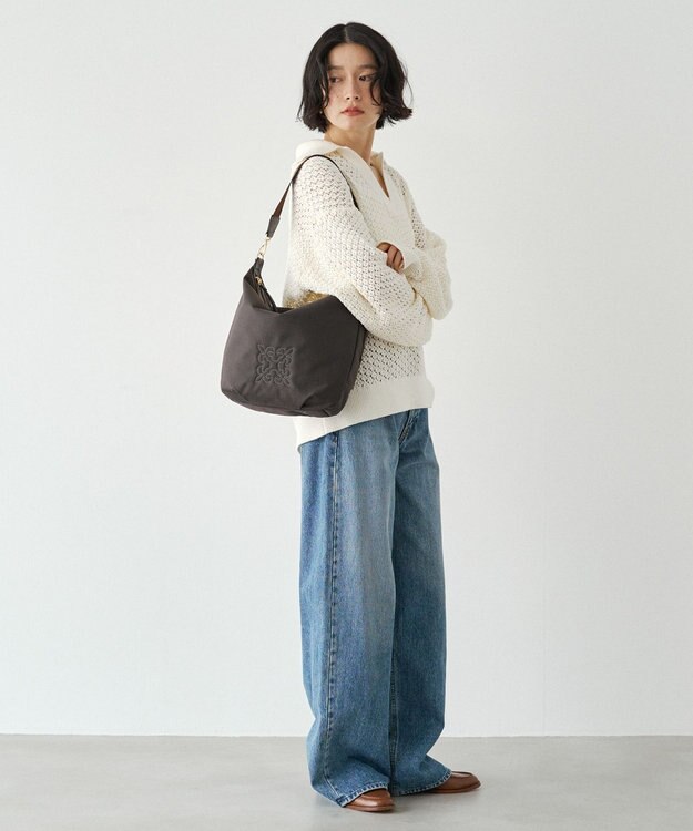 russet コーデュラナイロン2WAYショルダーバッグ(CE-1681) D.Brown