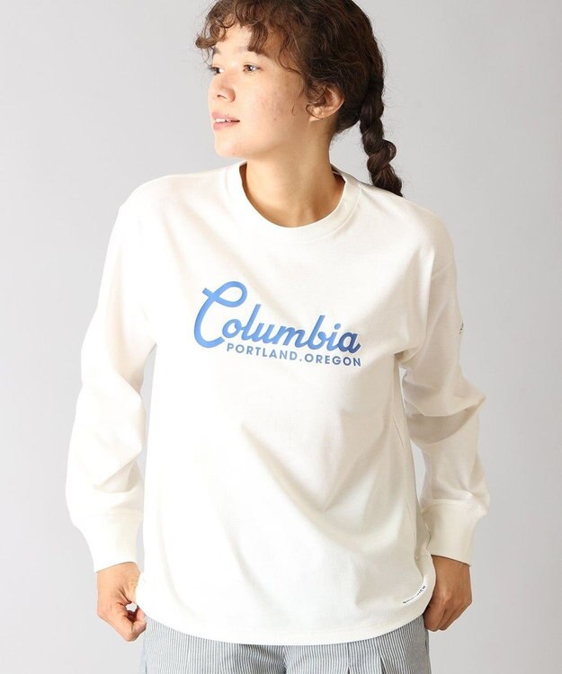 Columbia Columbia/ ウィメンズチャールズドライブロングスリーブTシャツ /コロンビア Sea Salt
