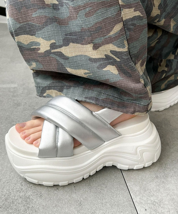 厚底パテッドサンダル 厚底パテッドサンダル|RETRO GIRL | RETRO GIRL ONLINE STORE