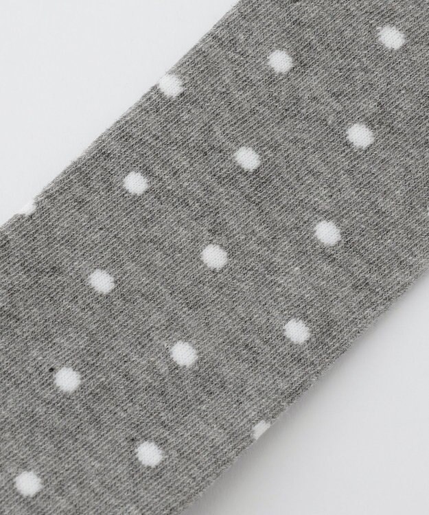 ANY KIDS ハイソックス（ドット&パール） グレー