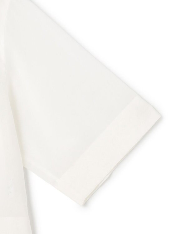 BEIGE， BAC / コットンシアー ショートレングスシャツ Off