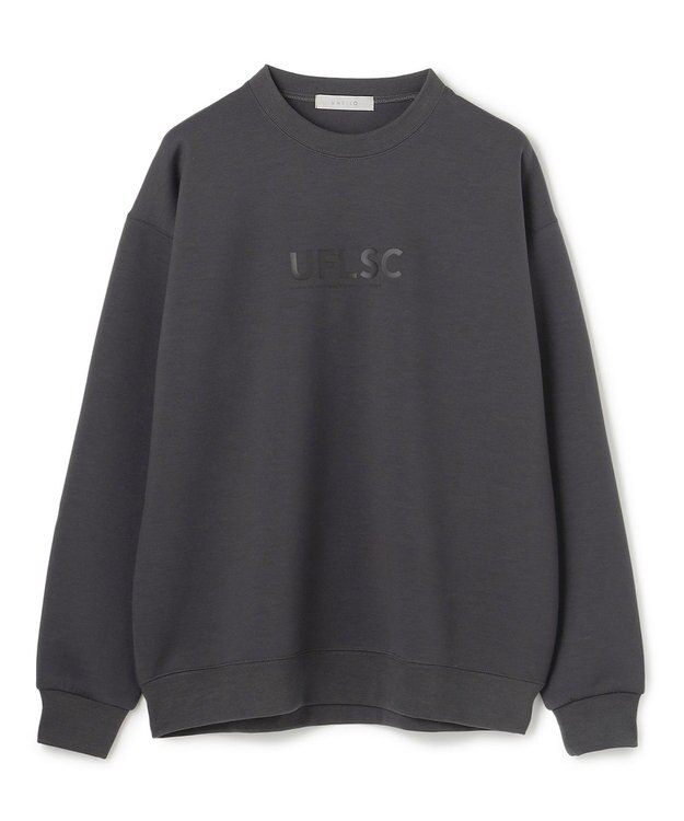 UNFILO MENS 【男女兼用】BEAUTY FORM JERSEY ロゴ クルー [EC限定]チャコール